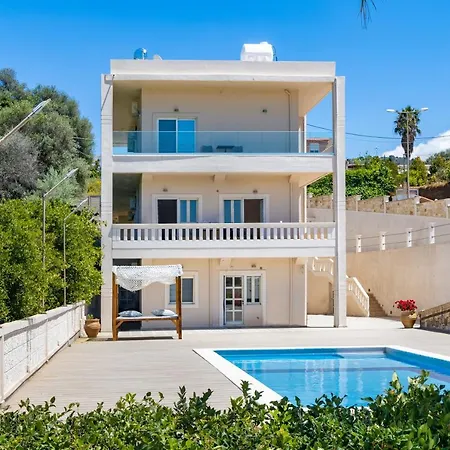 Queen Electra With Pool And Tennis Court Alikianos Exterior foto