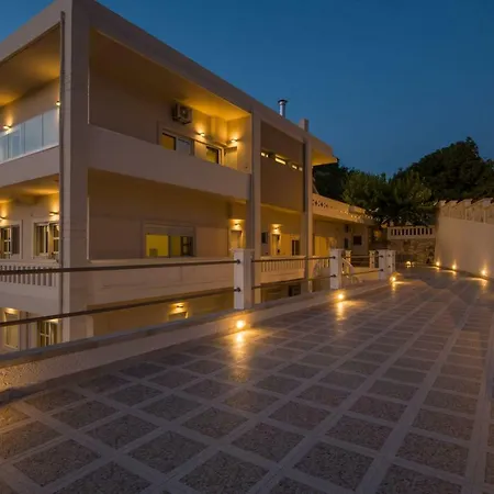 Queen Electra With Pool And Tennis Court Alikianos Exterior foto
